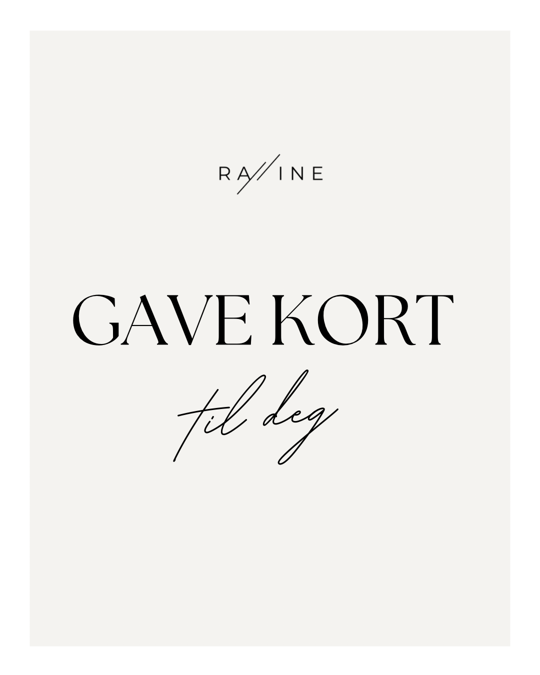 Gavekort til Prosedyre og Nettbutikk